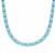 Sleeping Beauty Turquoise Necklace in Rhodium Flash Sterling Silver 32.70cts