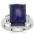 Thai Sapphire Ring in Sterling Silver 15.25cts (F)