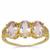 Cherry Blossom™ Morganite Ring in 9K Gold 2.15cts