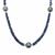 Tahitian Cultured Pearl Necklace with Nilamani in Sterling Silver (11mm)