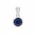 Blue Sapphire Pendant in Sterling Silver 1.85cts (F)