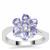Tanzanite Ring in Sterling Silver 1.05cts