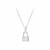 Pendant  in Rhodium Plated Sterling Silver