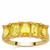Yellow Sapphire Ring in 9K Gold 3.40ct 
