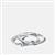 Diamonds Ring in Sterling Silver 0.05cts