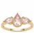 Idar Pink Morganite Ring in 9K Gold 1.40cts