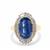 Kyanite Ring with Diamonds in 18K Gold 9.44cts 