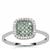 Seafoam, White Diamond Ring 9K White Gold 0.30cts