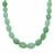 Chrysoprase Necklace in Sterling Silver 114.40cts