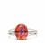 Mystic Twilight Topaz Ring in Sterling Silver 4.35cts