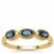 Diego Suarez Blue Sapphire Ring in 9K Gold 0.90cts