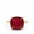 Malagasy Ruby Ring in 9K Gold 10cts