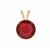 Malagasy Ruby Pendant in 9K Gold 6.45cts