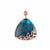 Neon Apatite Pendant in Rose Tone Sterling Silver 103.55cts