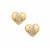 Diamond Earrings in Gold Plated Sterling Silver 0.20ct
