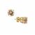 Morganite 9K Gold Earrings