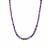 Banded Amethyst Graduated Necklace in Sterling Silver 156.65cts