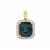 Indicolite Pendant with Diamonds in 18K Gold 6.49cts