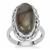 Purple Labradorite Ring in Sterling Silver 11cts