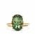 Green Andesine Ring in 9K Gold 5.30cts