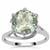 TheiaCut™ Prasiolite Ring in Sterling Silver 3.50cts
