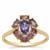 Tanzanite Ring with Mahenge Purple Spinel in 9K Gold 1.55cts