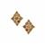 Cocoa Diamonds Earrings in 9K Gold 0.34ct