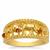 Nampula Garnet Ring in Gold Plated Sterling Silver 0.15ct