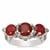 Bemainty Ruby Ring in Sterling Silver 5.40cts