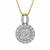 Diamonds Necklace in 9K Gold 0.55ct