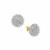 Diamond Earrings in 9K Gold 1ct