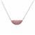 Norwegian Thulite Necklace in Sterling Silver 7.62cts