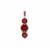 Bemainty Ruby Pendant in Sterling Silver 5.25cts