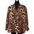 Destello 100% Polyester Chiffon Leopard Printed Shirt Brown (Choice of 3 Sizes)