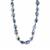 Peacock Baroque Cultured Pearl Sterling Silver Necklace (14 X 17mm)