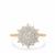 'The Diamond Snowflake' Ring in 9K Gold 0.75ct