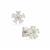 Diamonds Earrings in 18K White Gold 0.58cts