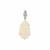 Ethiopian Opal Pendant with Diamonds in 18K Gold  11.32cts