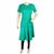 Destello Flared Dress (Choice of 6 Sizes) (Emerald Green)