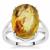 Dominican Amber Ring in Sterling Silver 3.75cts
