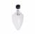 Mutton Fat Jade, Black Jadeite Pendant with White Topaz in Sterling Silver 34.05cts