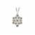 Yellow Diamond Pendant in Sterling Silver 0.08ct