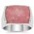 Norwegian Thulite Ring in Sterling Silver 7.83cts
