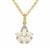White Topaz Regency Necklace in Gold Plated Sterling Silver 1.40cts