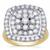 Diamonds Ring in 9K Gold 1.95cts
