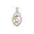 1.26ct Sunrise Sterling Silver Shades Pendant 
