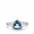 Marambaia Teal Topaz Ring  in Sterling Silver 3.15cts