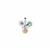 Jadeite Pendant in Sterling Silver With White Topaz 4.50cts