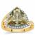 Csarite® Ring with Diamonds in 18K Gold 6.50cts 