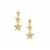 Earrings in Gold Plated Sterling Silver